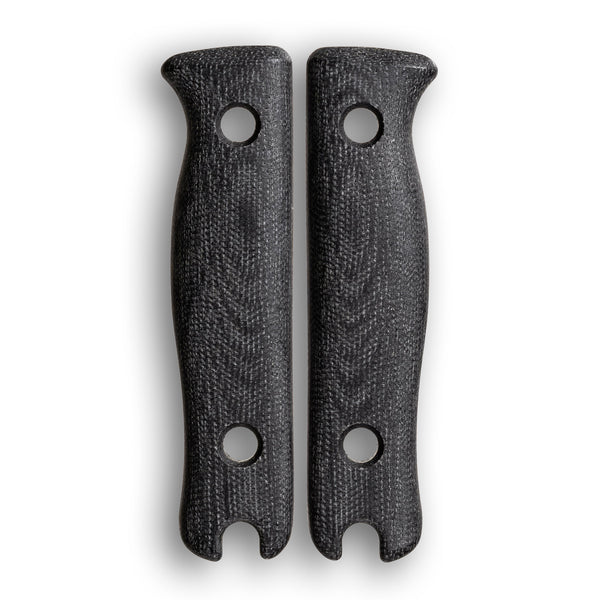 F3 Swappable Handle Scale Set (Black Canvas Micarta) - Reiff Knives