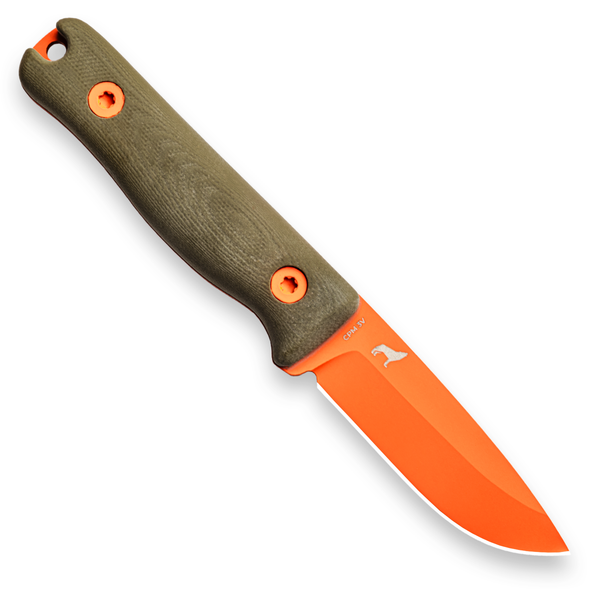 F3XC Extreme Conditions EDC Fixed Blade (CPM 3V, Hi-Vis Orange, OD