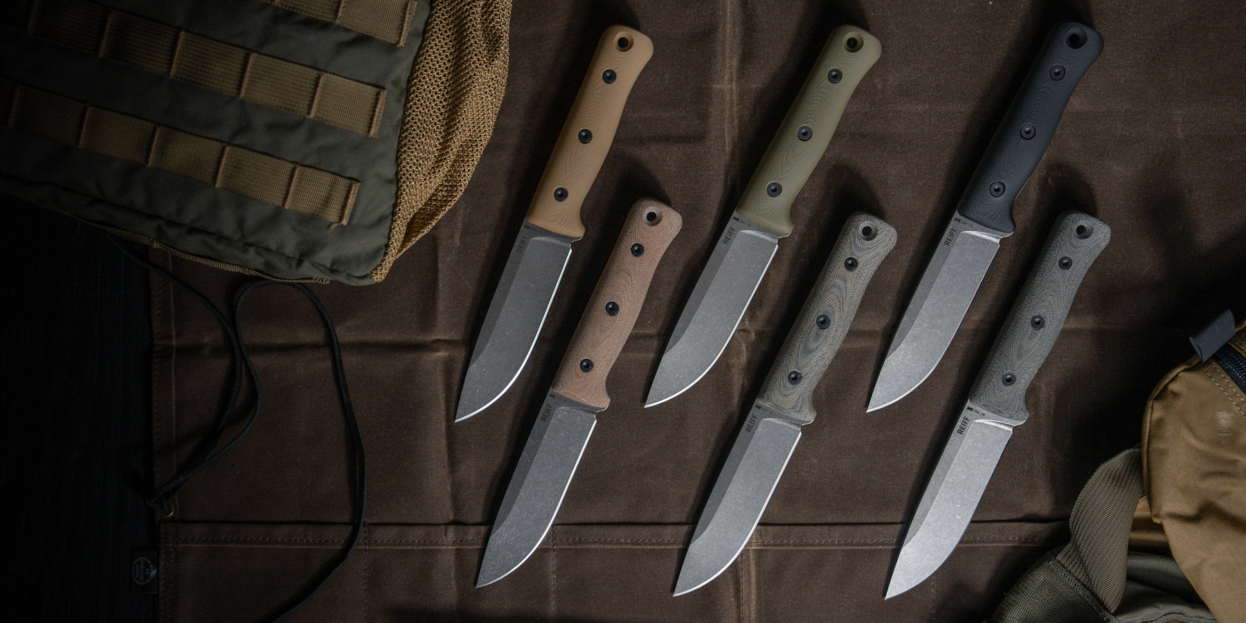 The new Reiff Knives MagnaCut and Micarta F4 Bushcraft Survival Knife