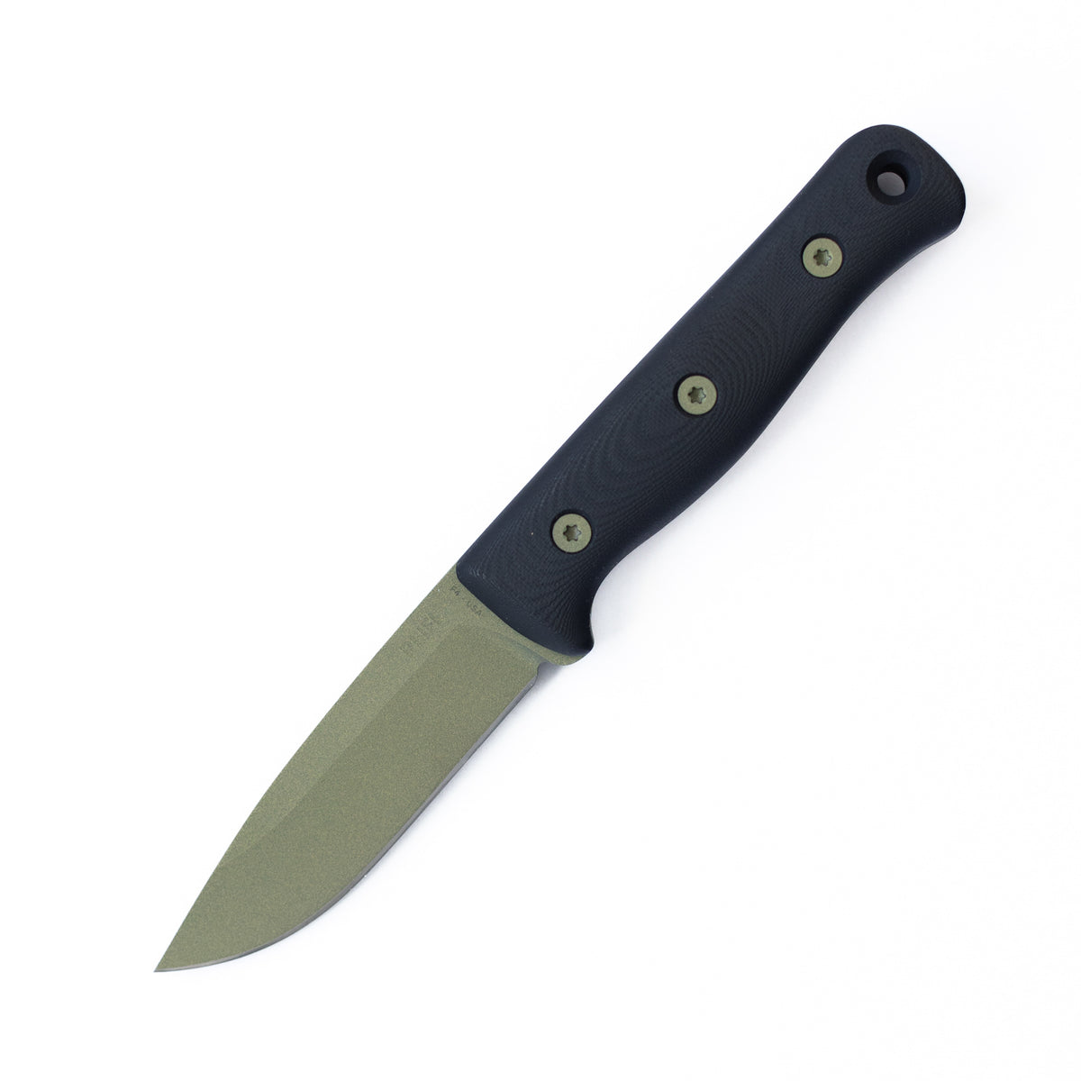 F4 Bushcraft Survival Knife (Limited Edition Crocodile Blade, CPM 3V, Black G10)
