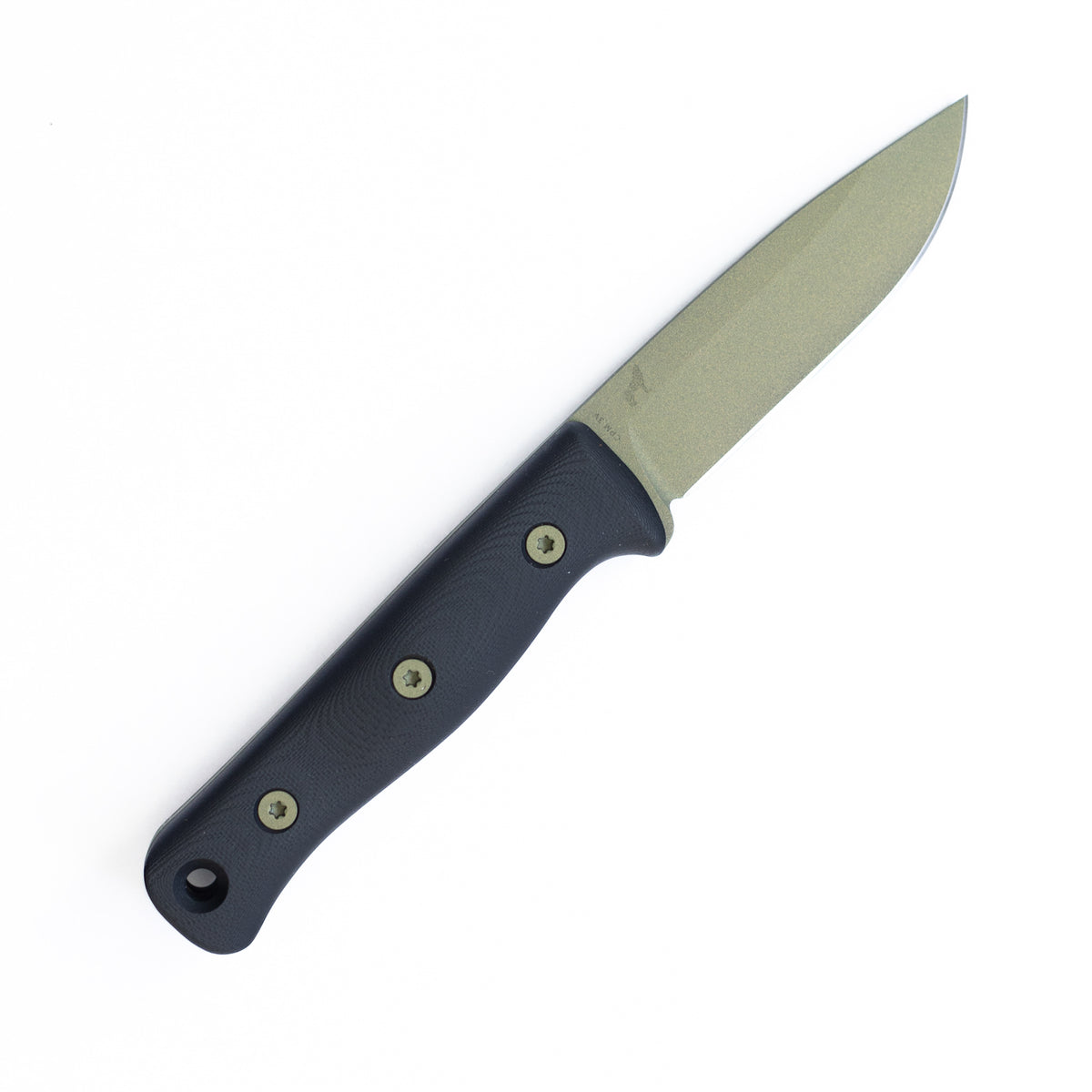 F4 Bushcraft Survival Knife (Limited Edition Crocodile Blade, CPM 3V, Black G10)