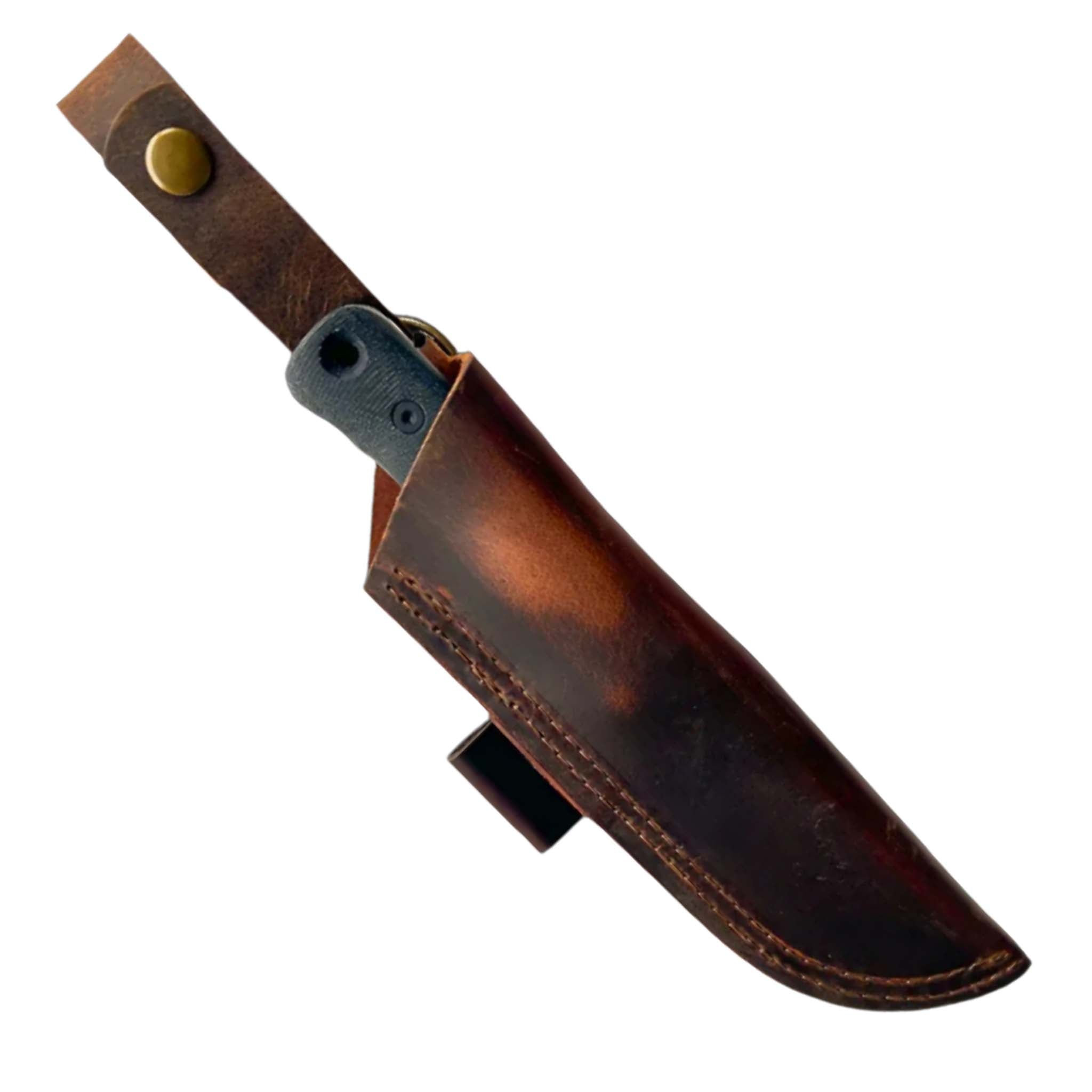 F5 Field Survival Knife (Acid Stonewashed CPM 3V, Natural Canvas