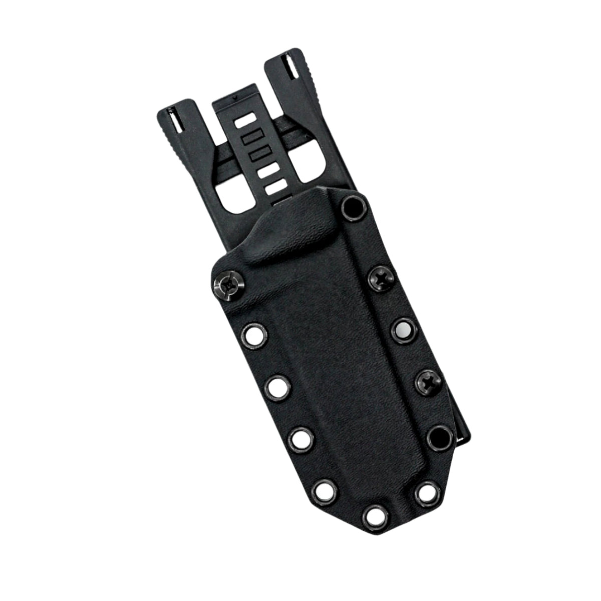 Circadian Clip Point EDC Fixed Blade Knife (CPM MagnaCut, Black DLC, Black Canvas Micarta)