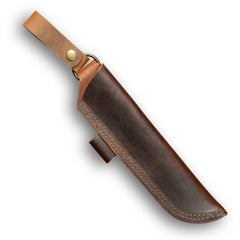 F6 Crazy Horse Leather Dangler Bushcraft Sheath - Reiff Knives