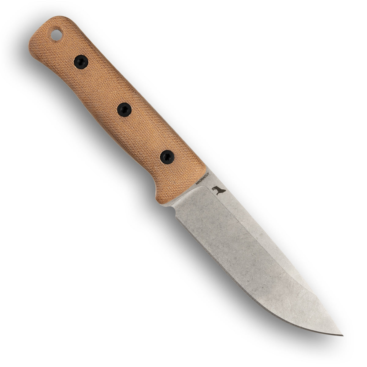 F5 GEN2 Field Survival Knife (CPM MagnaCut, Stonewash, Natural Canvas Micarta)