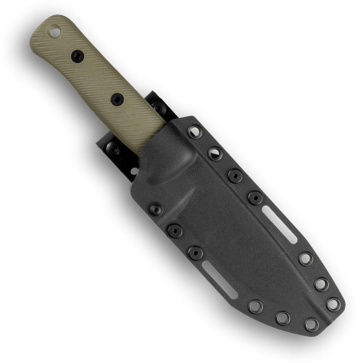 F5 GEN2 Field Survival Knife (CPM MagnaCut, Black DLC, OD Green G10)