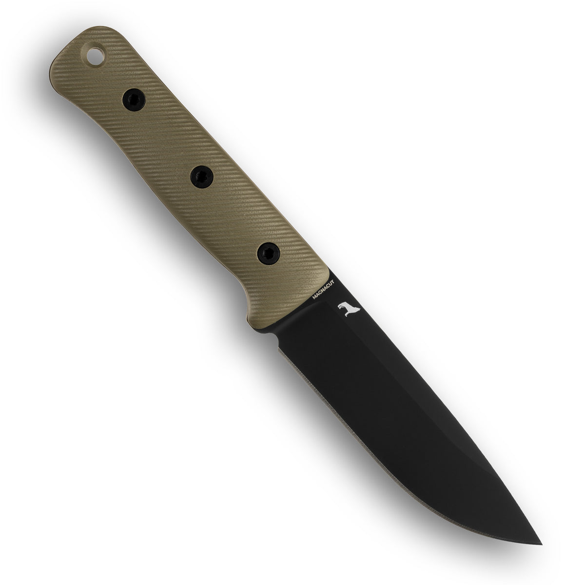 F5 GEN2 Field Survival Knife (CPM MagnaCut, Black DLC, OD Green G10)