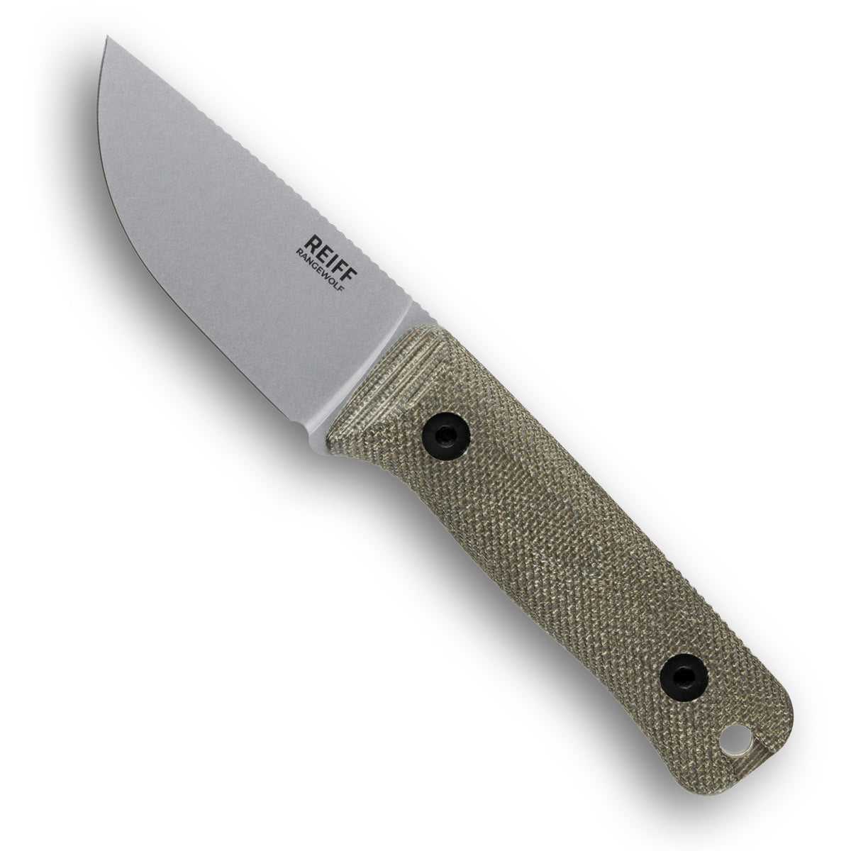 RANGEWOLF™ (CPM MagnaCut, Stonewash, Green Canvas Micarta)