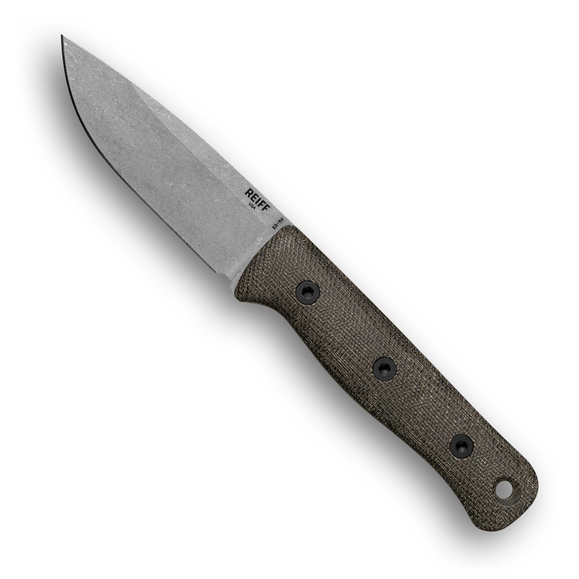 ファイヤーＫ2 Ｆ2 F4 GEN2 Bushcraft Survival Knife (CPM 3V, Stonewash, Green Canvas