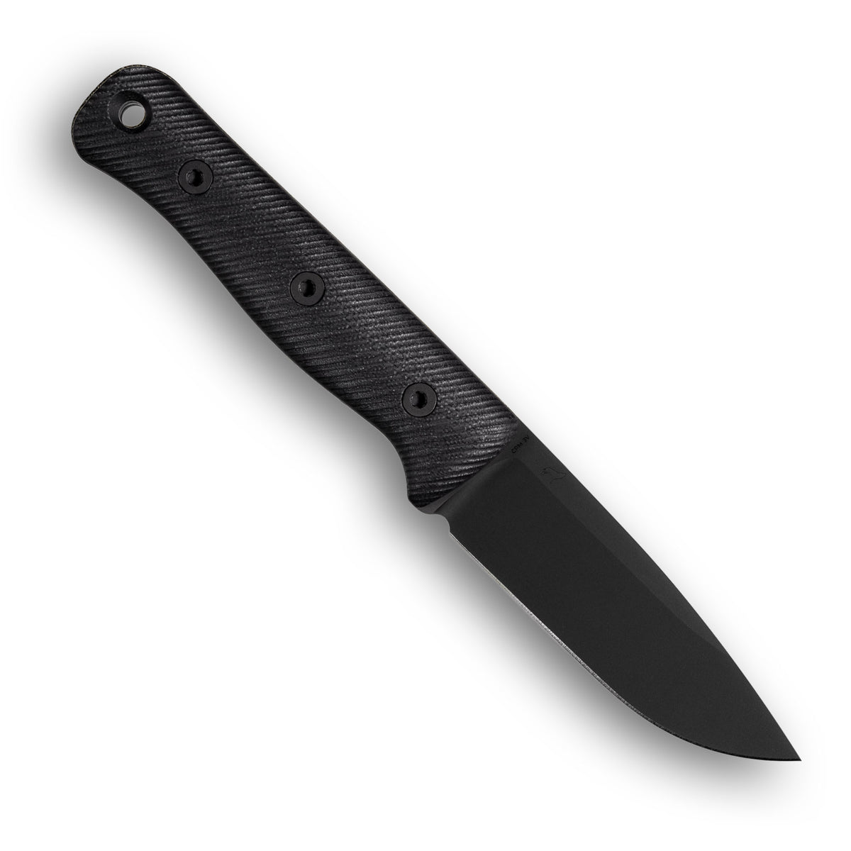 F4 GEN2 Bushcraft Survival Knife (CPM 3V, Black DLC, Black G10)