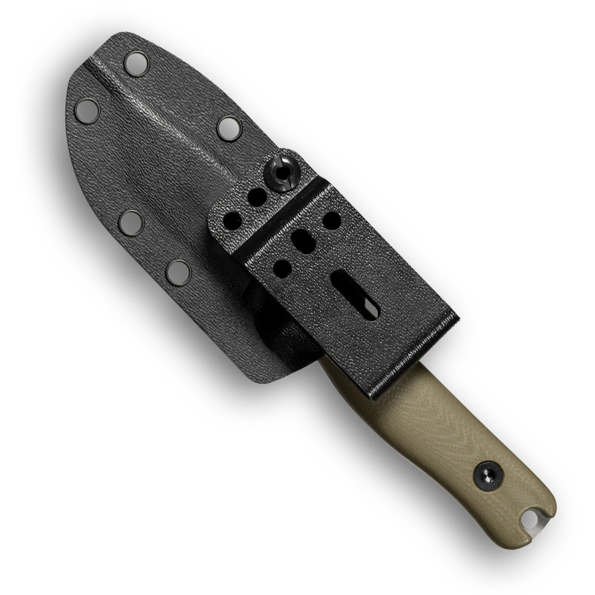 F3 EDC Fixed Blade Knife (CPM MagnaCut, Stonewash, OD Green G10)