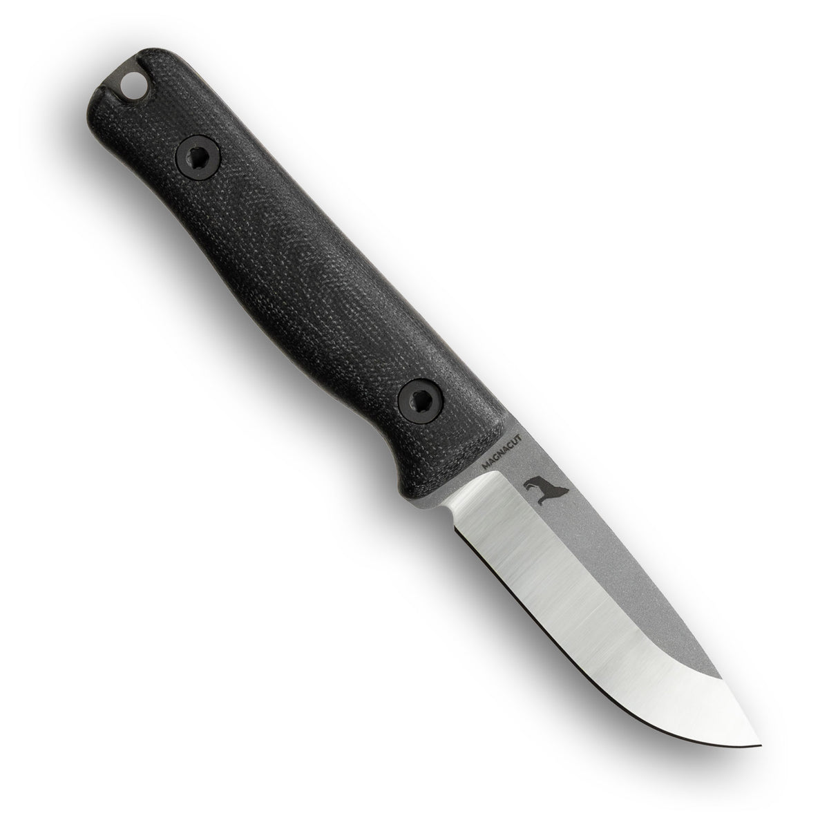 F3 EDC Fixed Blade Knife (CPM MagnaCut, Two-tone, Black Canvas Micarta)
