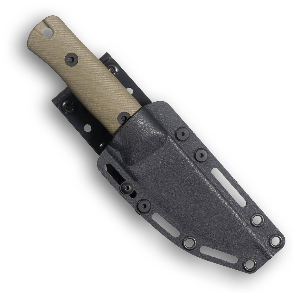 RUT Fixed Blade Hunting Knife (MagnaCut, Stonewash, OD Green G10)