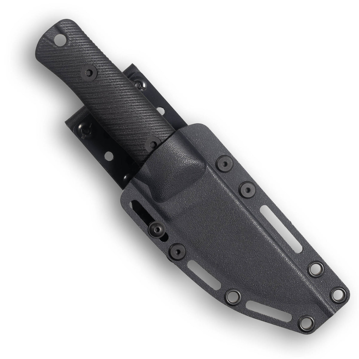 RUT Fixed Blade Hunting Knife (MagnaCut, Stonewash, Black G10)