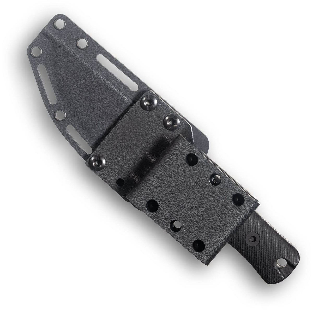 RUT Fixed Blade Hunting Knife (MagnaCut, Stonewash, Black Canvas Micarta)