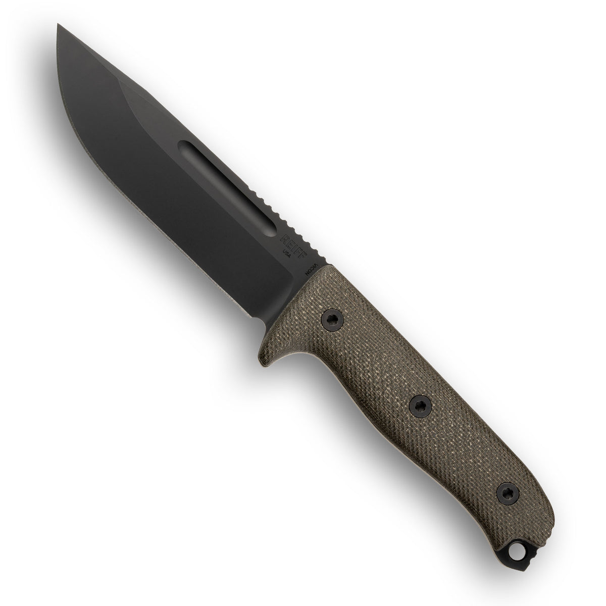 VICON (CPM MagnaCut, Black DLC, Green Canvas Micarta)