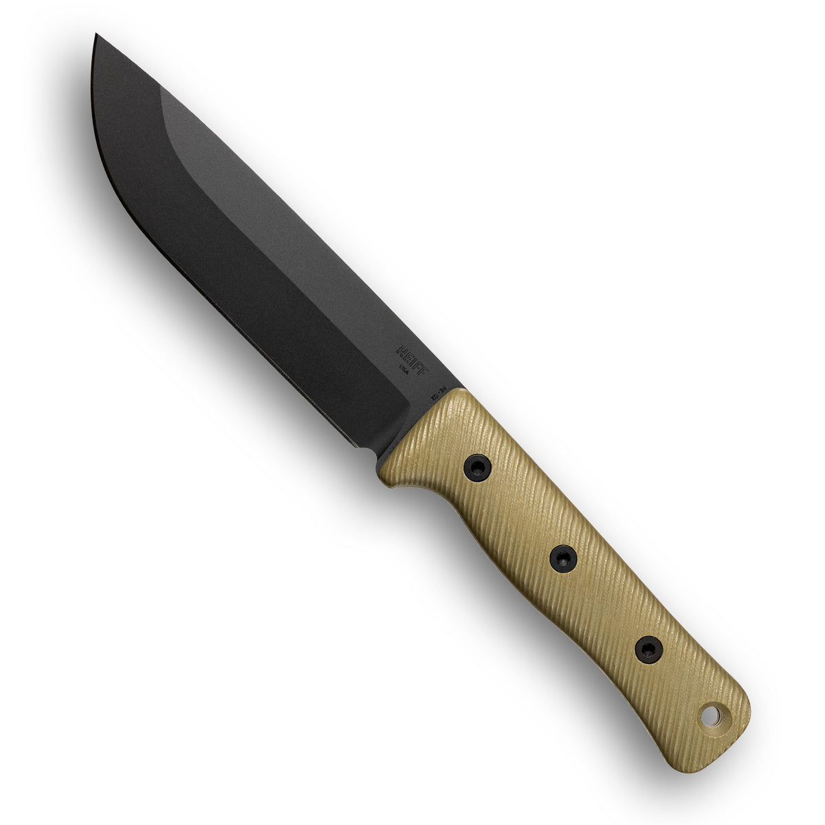 F6 GEN2 Leuku Survival Knife (CPM 3V, Black DLC, OD Green G10)