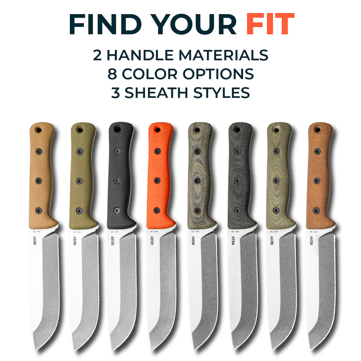 F6 Leuku Survival Knife (CPM MagnaCut, Polished Stonewash, Black Canvas Micarta)