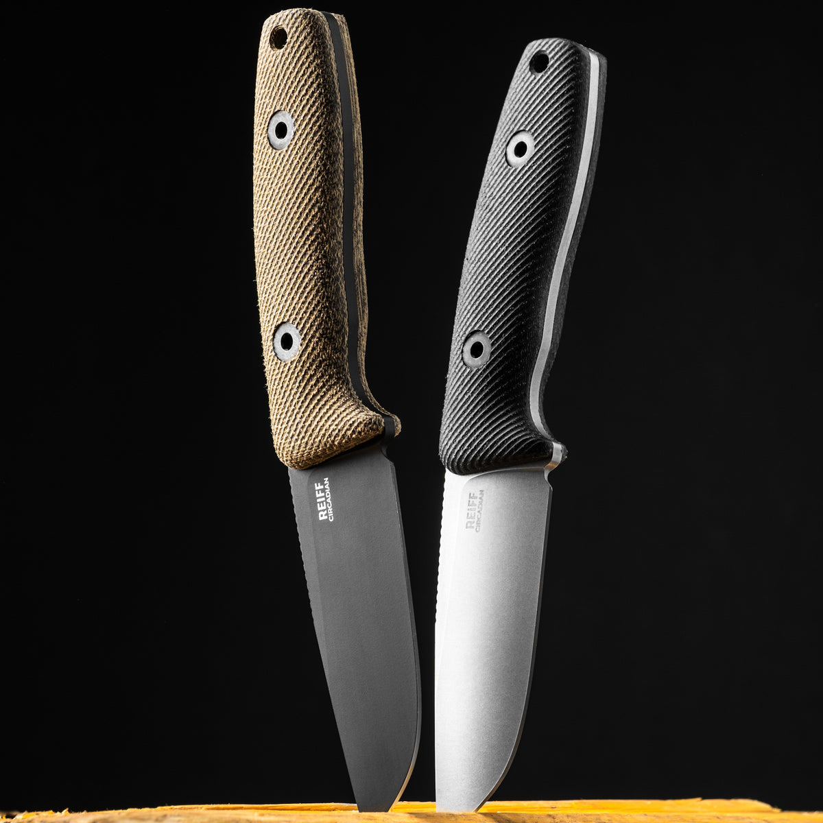 BLEM Circadian Clip Point EDC Fixed Blade Knife (CPM MagnaCut, Black Cerakote, Black Canvas Micarta)