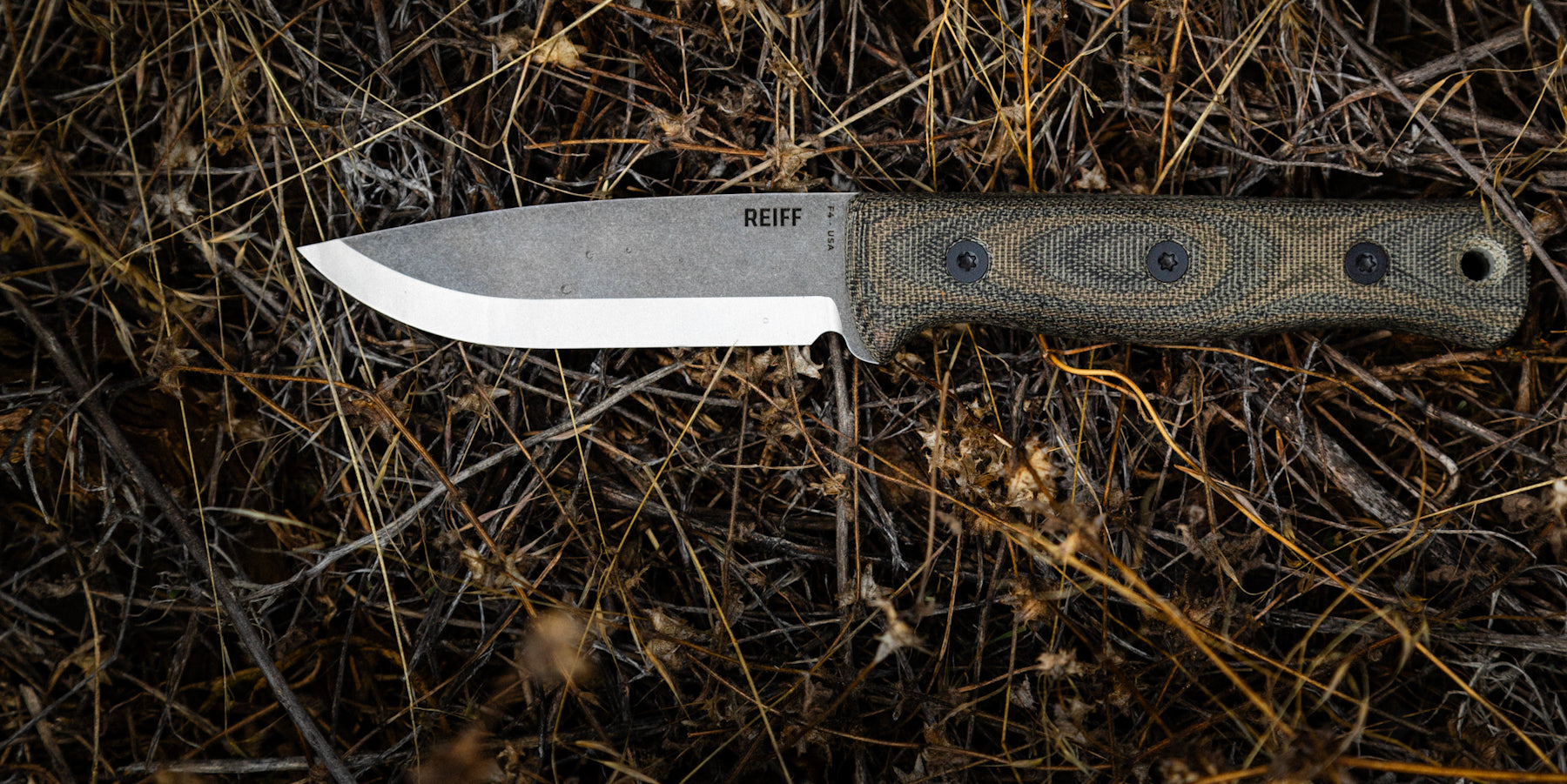 F4 Bushcraft Survival Knife - Reiff Knives