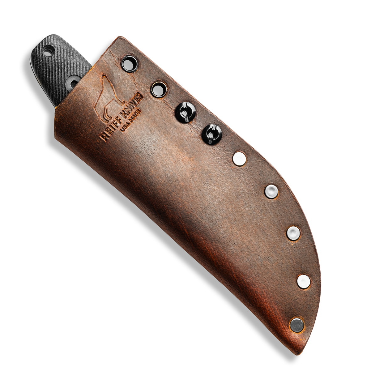 BLEM Circadian Clip Point EDC Fixed Blade Knife (CPM MagnaCut, Black Cerakote, Black Canvas Micarta)