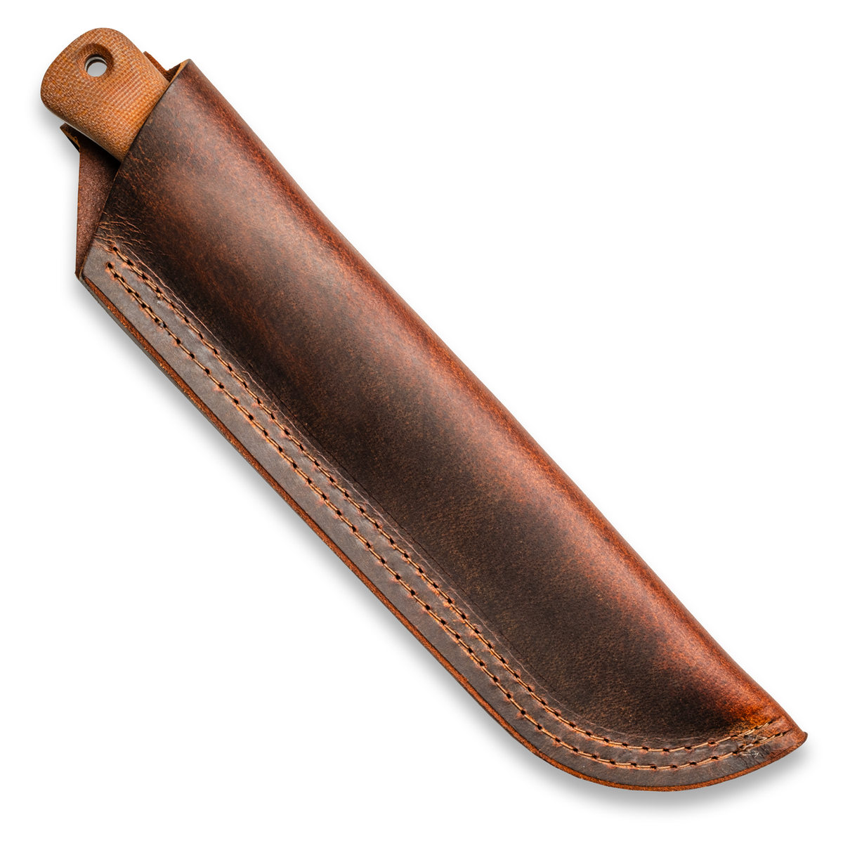F6 Leuku Survival Knife (CPM MagnaCut, Polished Stonewash, Natural Canvas Micarta)