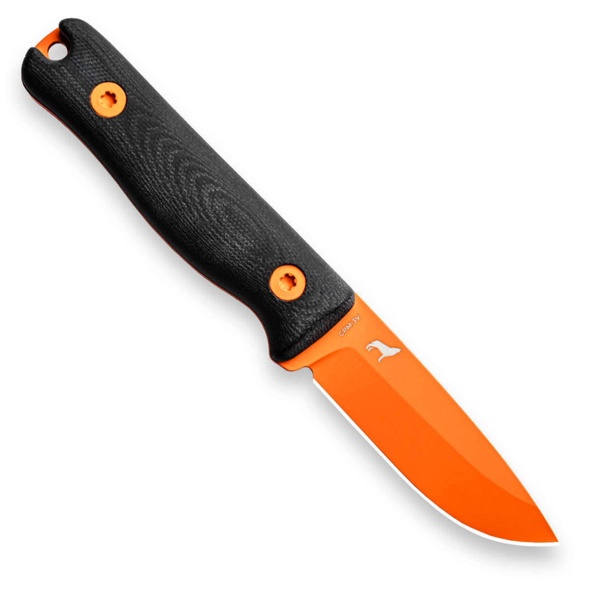 F3XC Extreme Conditions EDC Fixed Blade (CPM 3V, Hi-Vis Orange, Black G10)