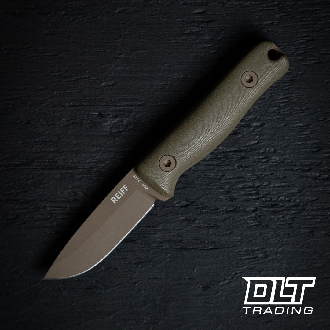 F3XC Extreme Conditions EDC Fixed Blade Knife (FDE, DLT Trading Exclusive)