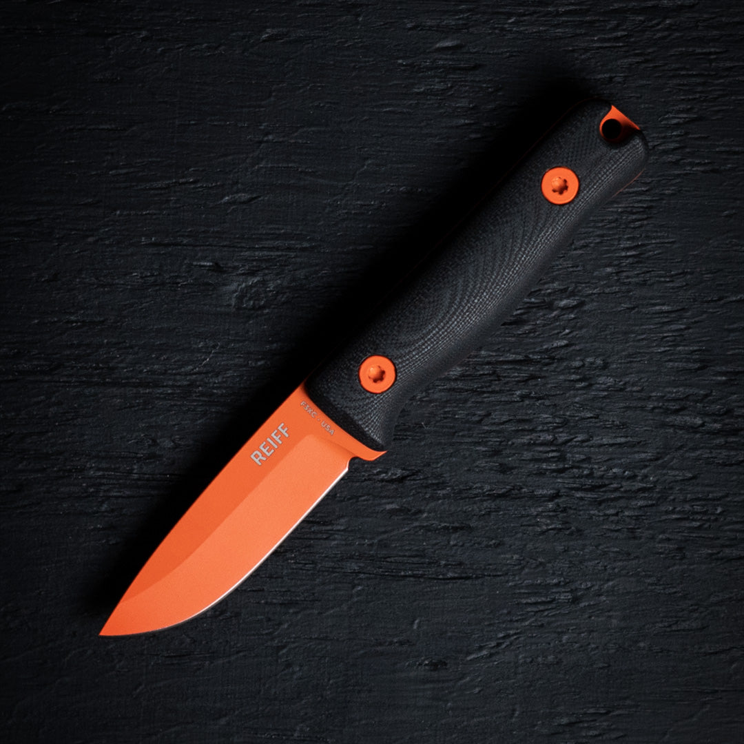 F3XC Extreme Conditions EDC Fixed Blade Knife (Hi-Vis Orange)